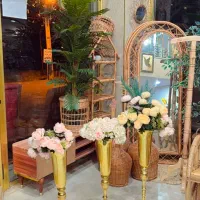 گلدان کنارسالنی|گل مصنوعی|مهاباد (آذربایجان غربی), |دیوار