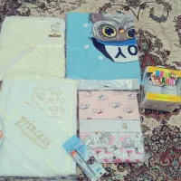 پتو نوزادی و سرویس حوله|اسباب و اثاث بچه|زرندیه, |دیوار