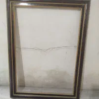 دو مدل قاب تابلو فرش . قاب قهوه ای طلایی|تابلو، نقاشی، عکس|تهران, منیریه|دیوار