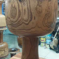 تمبک شیرانی چوب زبون گنجشک|سازهای سنتی|اصفهان, باغ نگاره|دیوار