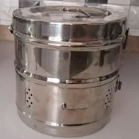 بیکس استیل درب دار(ظرف استریل )