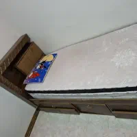 تختخواب تک نفره با تشک و محافظ