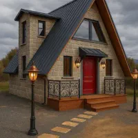 ساخت ویلا سوئیسی با یک پنجم خرجه ویلا،یک تومن