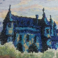 تابلو کوبلن ومنجق دوزی۱ یک میلیون ت بدون قاب وشیشه