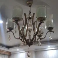 لوستر ۶ شاخه سالم در حد نو