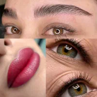 مدل آرایش دائم شیدینگ لب و میکرو بلیدینگ رایگان