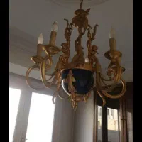 فروش خریدار لوستر آبکاری و برنزی سالم و خراب|لوستر و چراغ آویز|تهران, سعادت‌آباد|دیوار