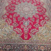 فرش 12متر رنگ اناری سالم بدون لکه وپارگی.سوختگی