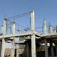 اجرای ستون وسقف فونداسیون میگر