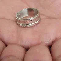 حلقه مردانه پلاتین عیار 800|جواهرات|تهران, لویزان|دیوار