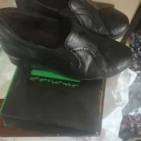 کفش چرم طبی سایز39 مشکی نو