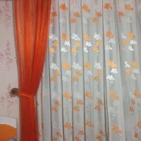 پرده حریر و کناره