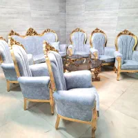 مبل استیل ۹ نفره با پارچه نو رویال|مبلمان خانگی و میز عسلی|اصفهان, جلالیه|دیوار