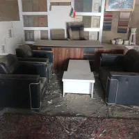 مبل اداری نیم ست ،و میز ال