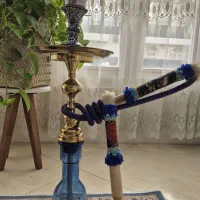 قلیان برنجی داوود باباپور سنگین