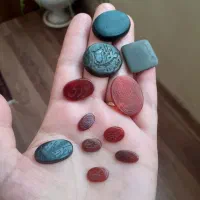 نکین خطی وانگشتر چشم نظر ومینا