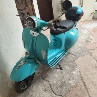 موتور وسپا رنگ آسمانی 1402