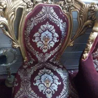 مبل سلطنتی  نه نفره بادوتا میز کوچیک ویک میز بزرگ