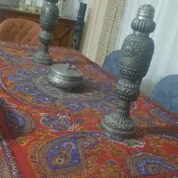 ست سه تکه ی انتیک و کمیاب قلم تبریز|کلکسیون اشیاء عتیقه|تهران, حکمت|دیوار