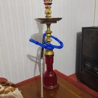 قلیون تنه برنجی 60سانتی|کلکسیون و سرگرمی|تهران, باغ خزانه|دیوار