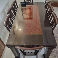 میز نهار خوری|میز و صندلی غذاخوری|رشت, نامجو|دیوار