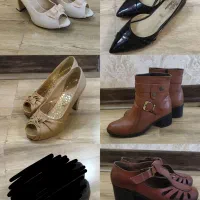 چندین جفت کفش زنانه نو