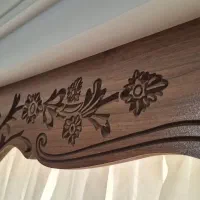 قاب پرده چوبی