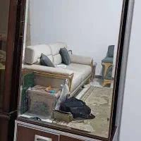 جا کفشی و چوب لباسی آیینه دار تمیز وسالم