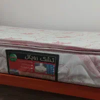 تختخواب یکنفره فلزی با کفی چوبی|تخت و سرویس خواب|تهران, قاسم‌آباد|دیوار