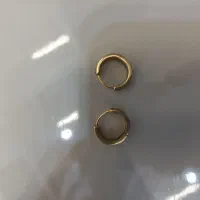 گشواره حلقه طلا سیاه قلم نو|جواهرات|تربت جام, پاسداران|دیوار