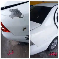 نقاشی  وپولیش واکس حرفه ای +لیسه گیری تخصصی خودرو|خدمات موتور و ماشین|رشت, جانبازان|دیوار