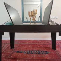 میز نهار خوری شش نفره مدل پیانو تمام ام دی اف