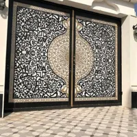 ساخت درب CNC سی ان سی / باغ / ویلا / حیاط
