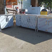 کباب پز گازی ومنقل هود وان سینک میزکار کابینت فلز|کافیشاپ و رستوران|ارومیه, |دیوار