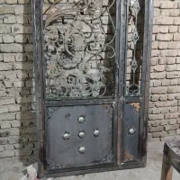 ساخت درب حیاط فرفوژه وساده