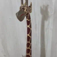 زرافه تزئینی چوبی ۲ عدد|مجسمه، تندیس، ماکت|تهران, سعادت‌آباد|دیوار
