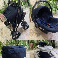 ست کالسکه و کریر دلیجان ، روروئک و ساک لوازم کودک