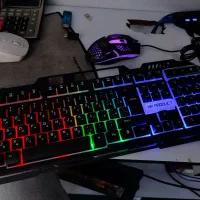 ماوس و کیبورد گیمینگ rgb دار آک|قطعات و لوازم جانبی رایانه|تبریز, |دیوار