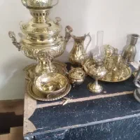 ست سماور برنجی ودکوری ترکیه