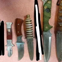 ۶عددچاقو نو وکارکرده قدیمی درکهریزک