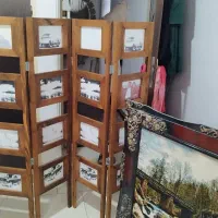 فروش یک قاب عکس ایستاده چوبی .یک تابلو فرش نو|تابلو، نقاشی، عکس|شاهرود, |دیوار