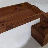 تولید و فروش عمده سینی رایزر چوبی