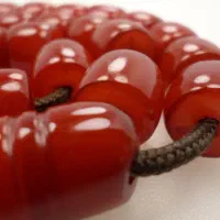 تسبیح کهربا۳۳عددی فاتورانی تراش تمام دست کد۳۱۲،۳۱۱|بدلیجات|سمنان, |دیوار