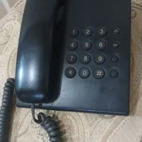 تلفن به رنگ سیاه پاناسونیک سالم|تلفن رومیزی|اردبیل, |دیوار