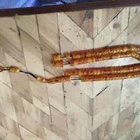 تسبیح کهربا 101دانه با مهر محمد دادخواه