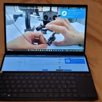 لبتاب دو مانیتورAsus zenbook UX481F معاوضه با گوشی