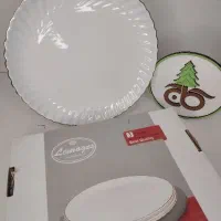 دیس گرد چینی حراجی فقط ۱۳۵|ظروف سرو و پذیرایی|قم, زند آباد|دیوار