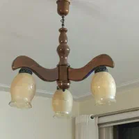 لوستر سه شاخه تمیز سالم