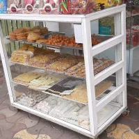 ویترین آلومینیومی سفارشی ساخت دوعدد