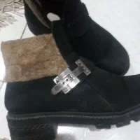 نیم بوت مخمل سوییت شیک